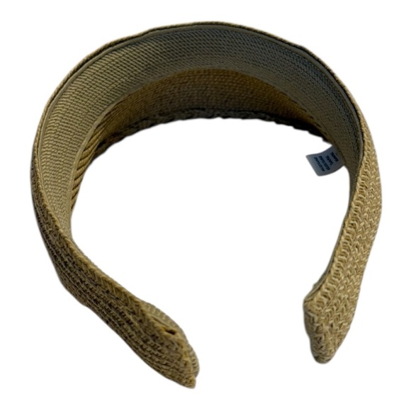 Straw Visor Summer Straw Sun Hat - Picture 5 of 10